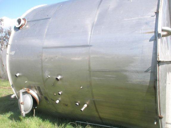 2 Units - Stainless Steel 11'6" Dia. X 12' H Tank, 10,000 Gallon Capacity)