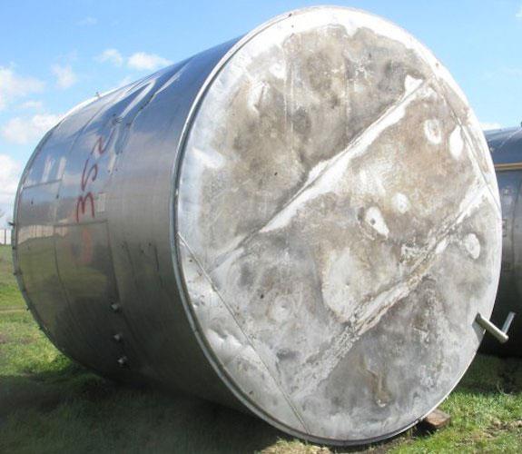 2 Units - Stainless Steel 11'6" Dia. X 12' H Tank, 10,000 Gallon Capacity)