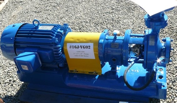 Goulds 2" X 3" X 8" Pump With 25 Hp Motor)