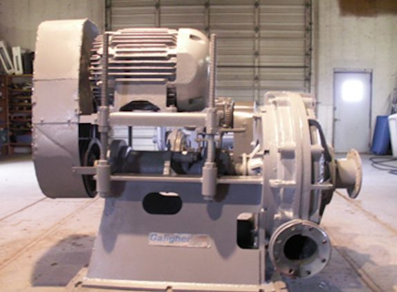GALIGHER 8" x 6" SRL Horizontal Pump, Model D6VRG200 with 50 HP motor