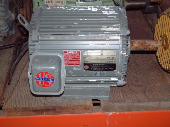 Us Electrical 3 Hp Motor, 1155 Rpm)