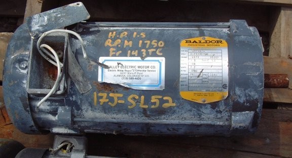 Baldor Industrial 1/2 Hp Motor, 1750 Rpm)