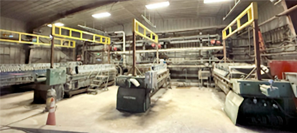 Used 4800 GPM MERRILL CROWE Plant complete with Refinery for pouring Gold/Silver