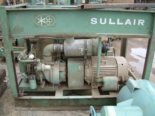 Sullair Rotary Screw Air Compressor, Model 12b-50h Wcac, 50 Hp, 185 Cfm)