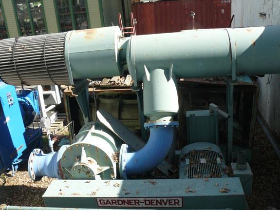 Gardner-denver Positive Displacement Rotary Lobe Type, Low Pressure Air Blowers, Model H11pdr22 With 100 Hp Motor And Dual Silencers)