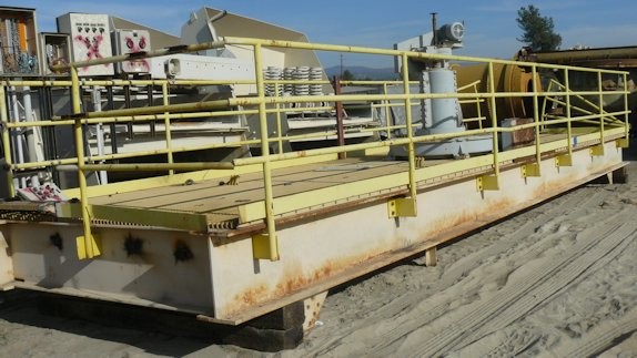 Eimco 30' Thickener Mechanism. Previously With 30' X 20' H Tank. Includes Lift Mechanism, Bridge And Rake Assembly)