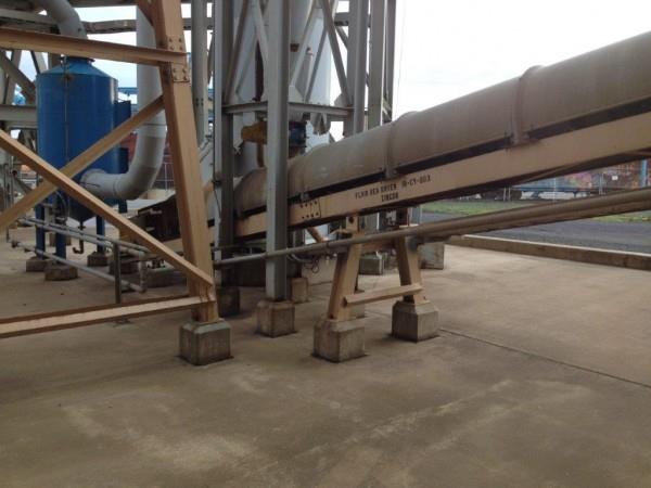 Meco 18" X 48'1" Model 8c18 Fbd Product Transfer Conveyor With 3 Hp Motor)