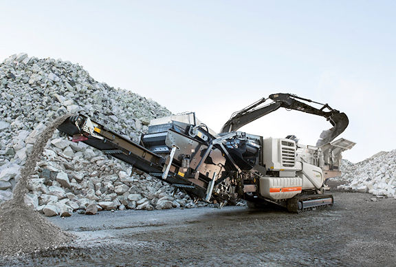 Metso Minerals Model Lt1213s Track Mounted Crushing And Screening Plant)