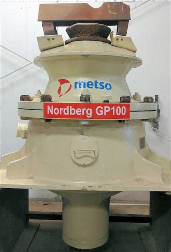 Rebuilt Metso-nordberg Model Gp100 Cone Crusher)