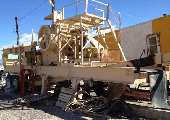 Telsmith 20" X 36" Portable Roller Bearing Jaw Crusher With 30" X 14' Grizzley Feeder And 42" X 15' Hinged Conveyor)