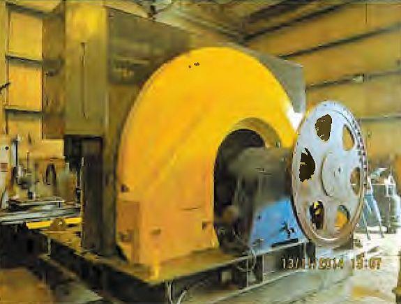 Dominion 12'6" X 16' Ball Mill With 1250 Hp Synchronous Motor)
