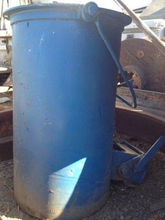 Ball Kibble, Ball Mill Charger. 23.5" Dia X 42" L With 8" L X 6" W Discharge Opening)