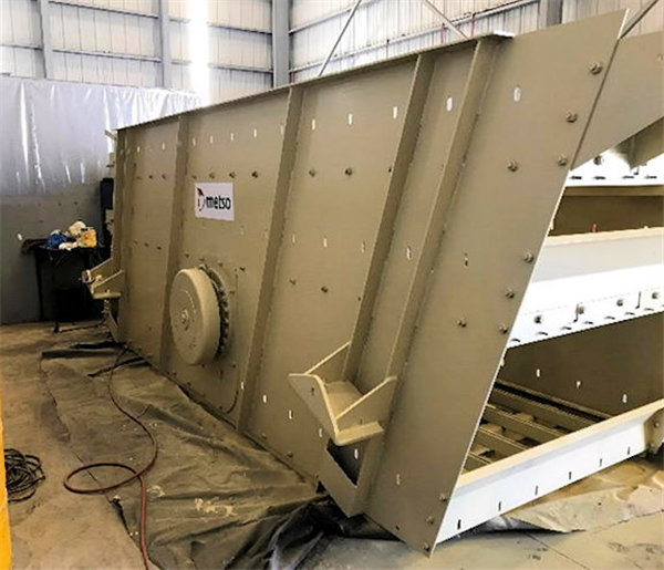 Refurbished Metso (svedala-allis Chalmers) 6' X 16' Triple Deck Sv Ripl-flo Incline Screen)